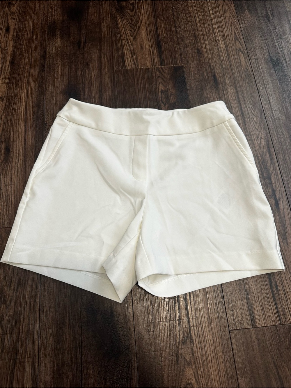 I Love Tyler Madison White High Waist Shorts